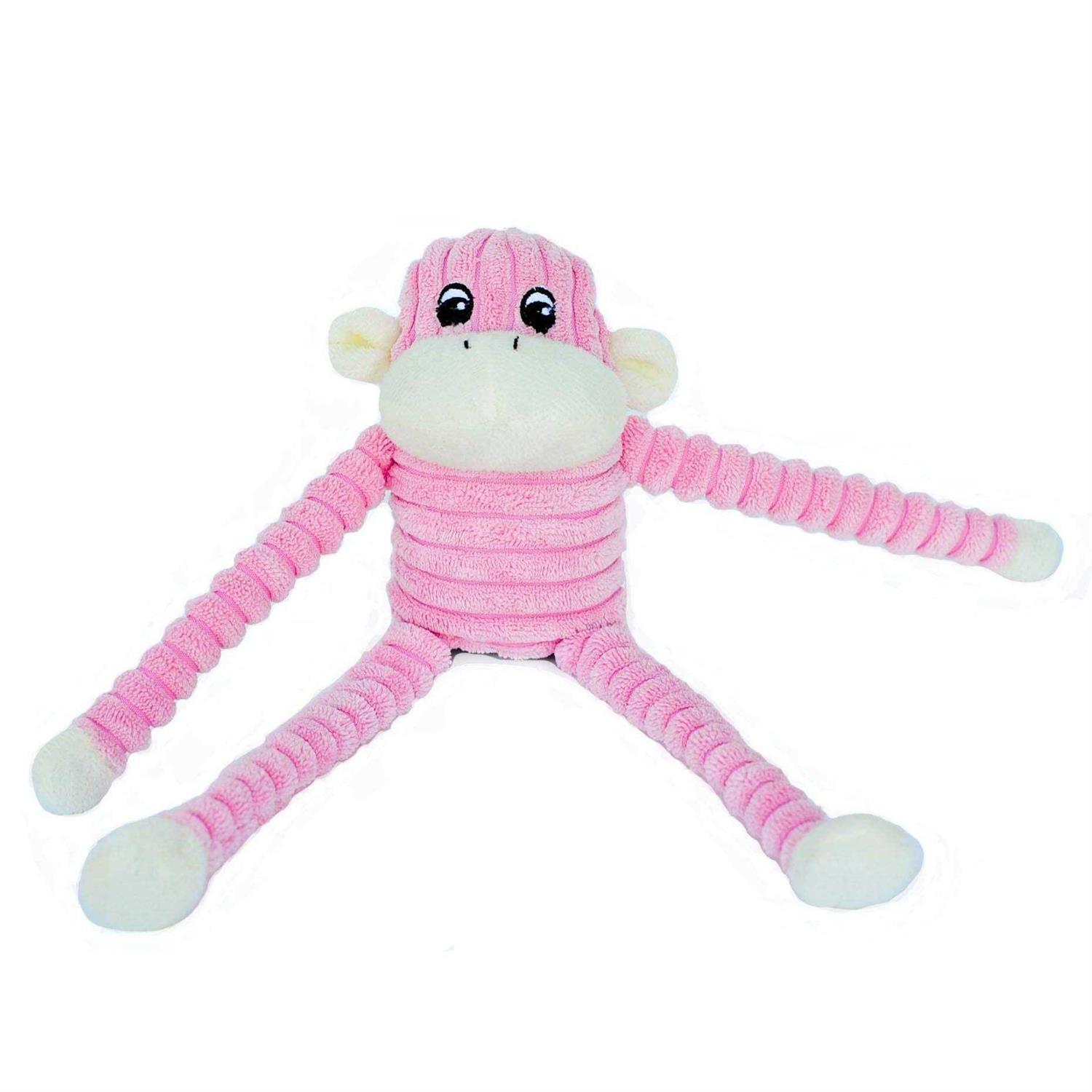 ZippyPaws Spencer The Crinkle Monkey Dog Toy