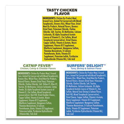 Temptations Cat Treats Catnip Fever/Sailors’ Delight/Tasty Chicken
