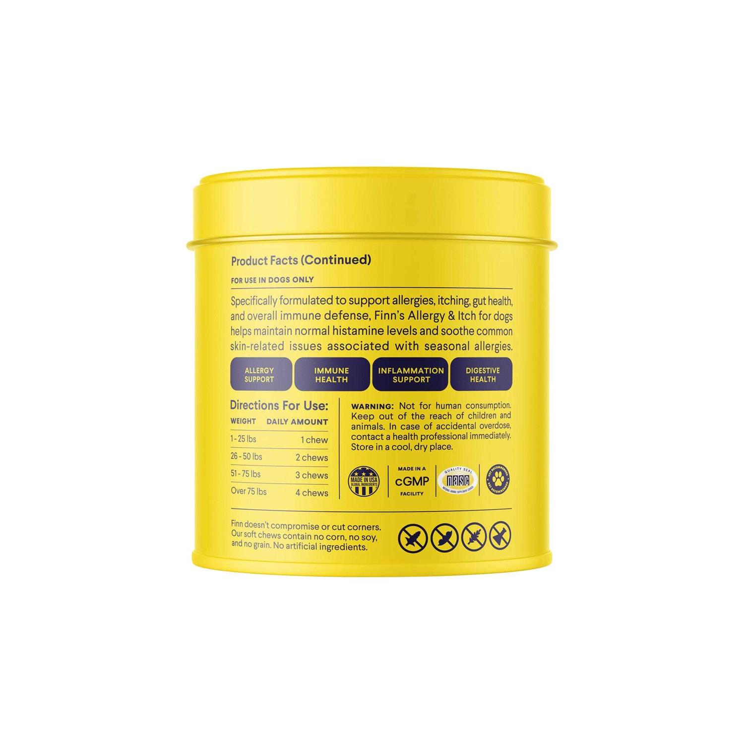 Finn Allergy & Itch Supplement for Dogs