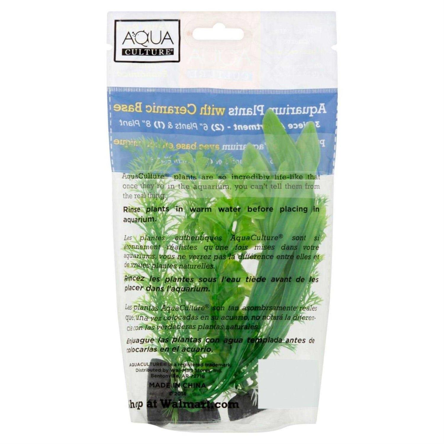Aqua Culture Aquarium Plants 3 Count