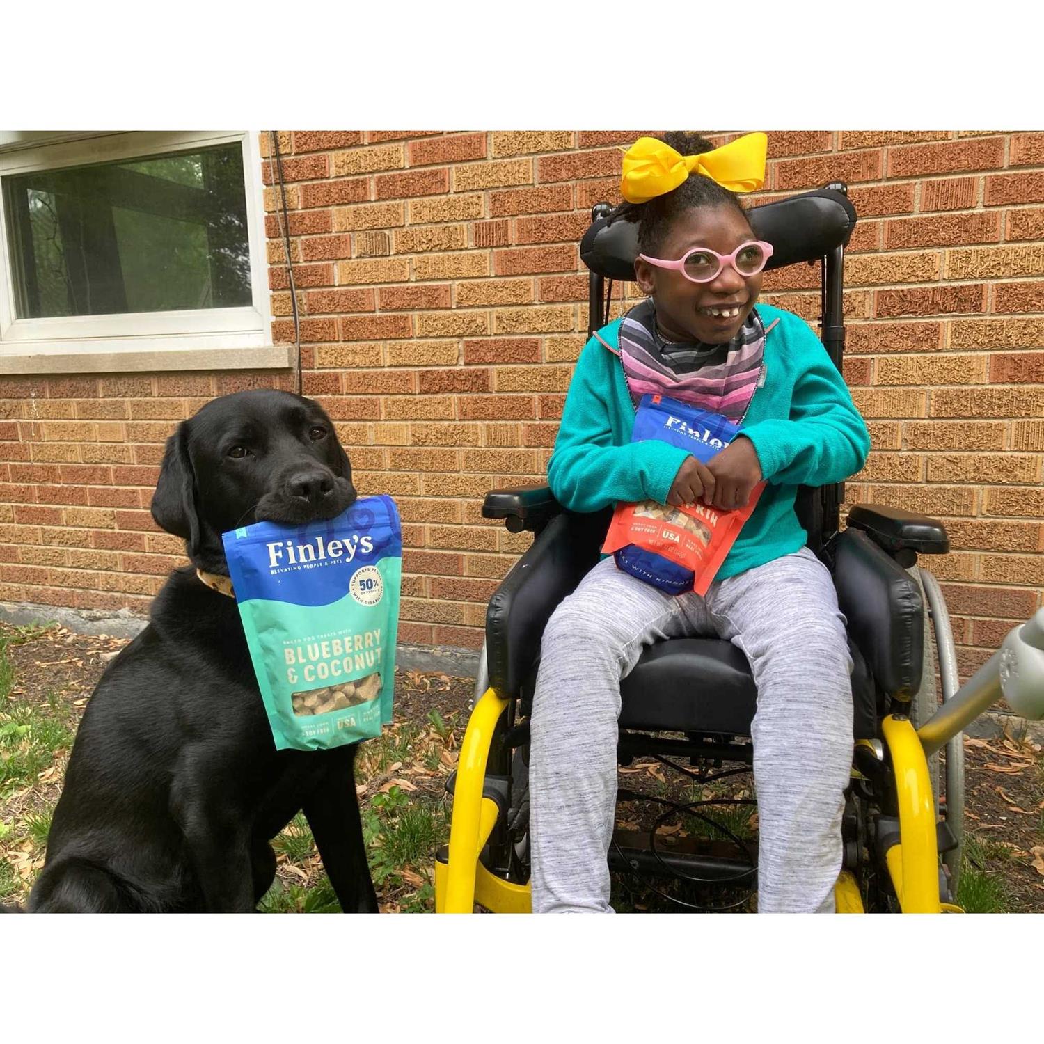 Finley’s Skin Coat & Nails Soft Chew Benefit Bars Dog Treats