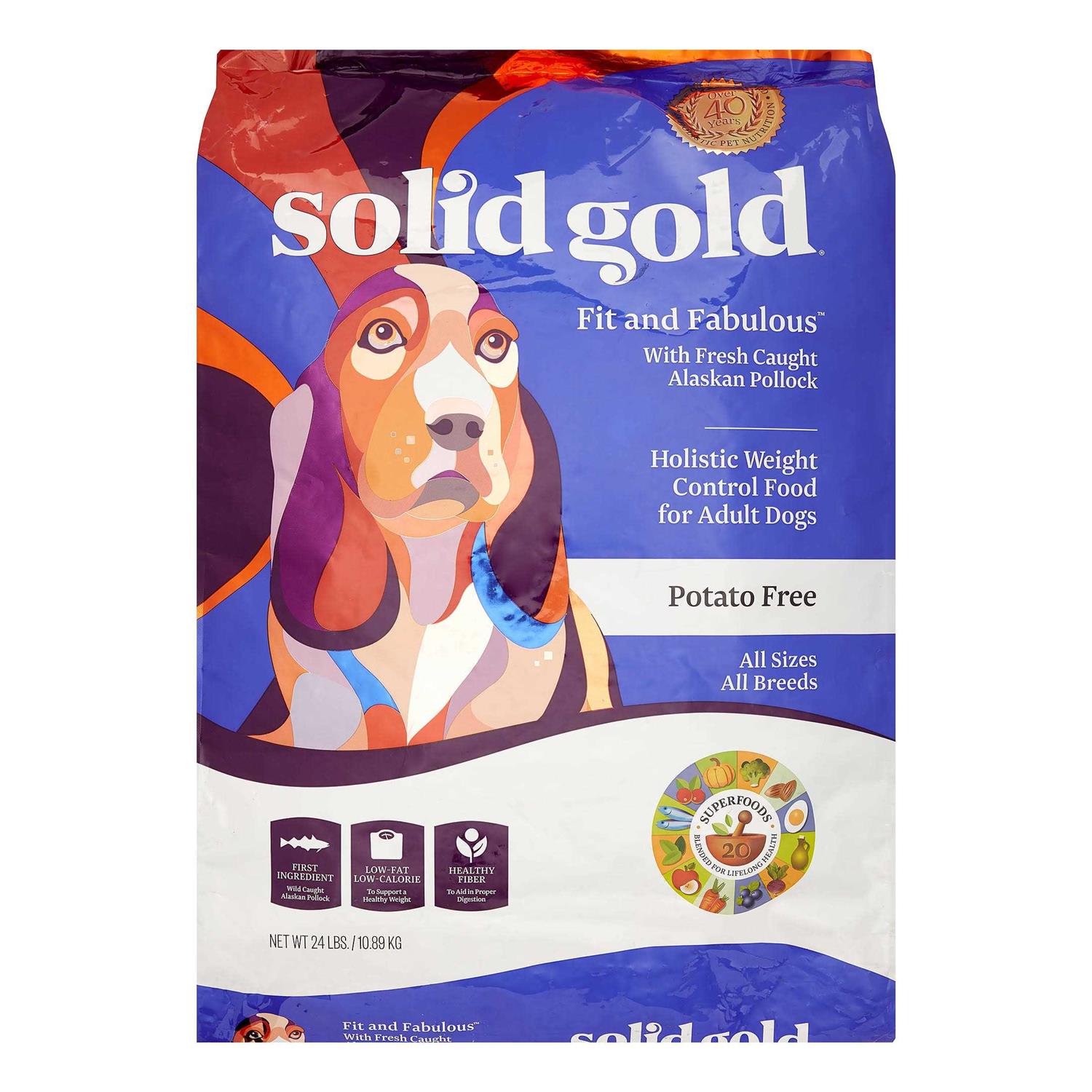 Solid Gold Fit Fabulous Alaskan Pollock Dry Dog Food
