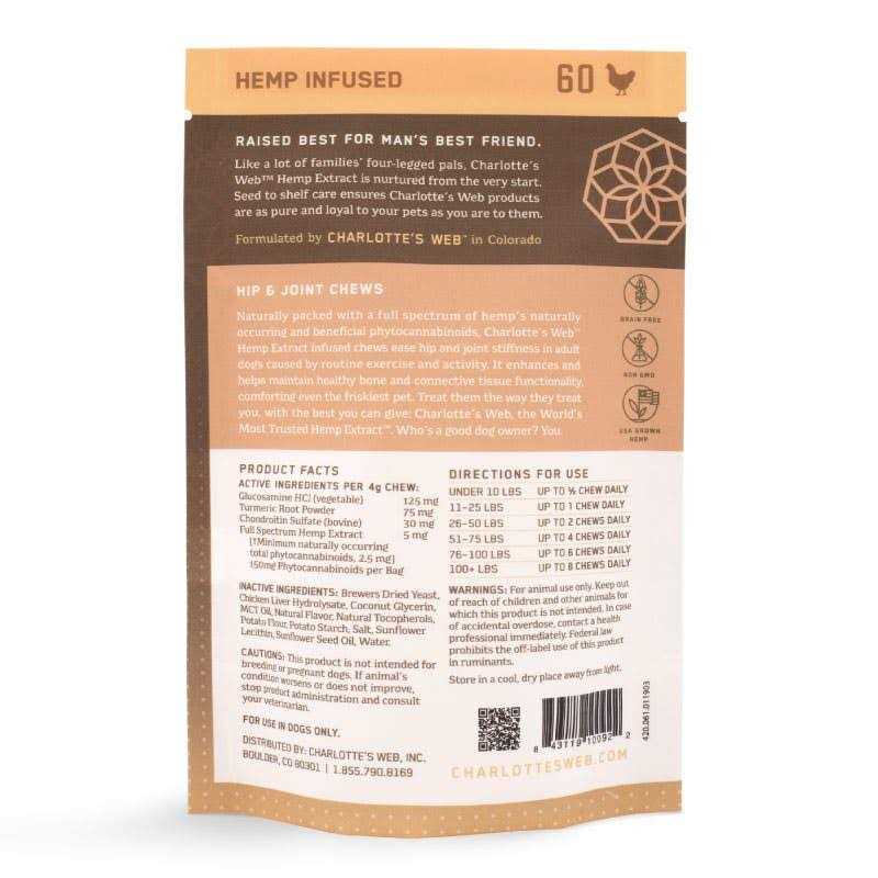 Charlotte’s Web Hip and Joint Chews for Dogs