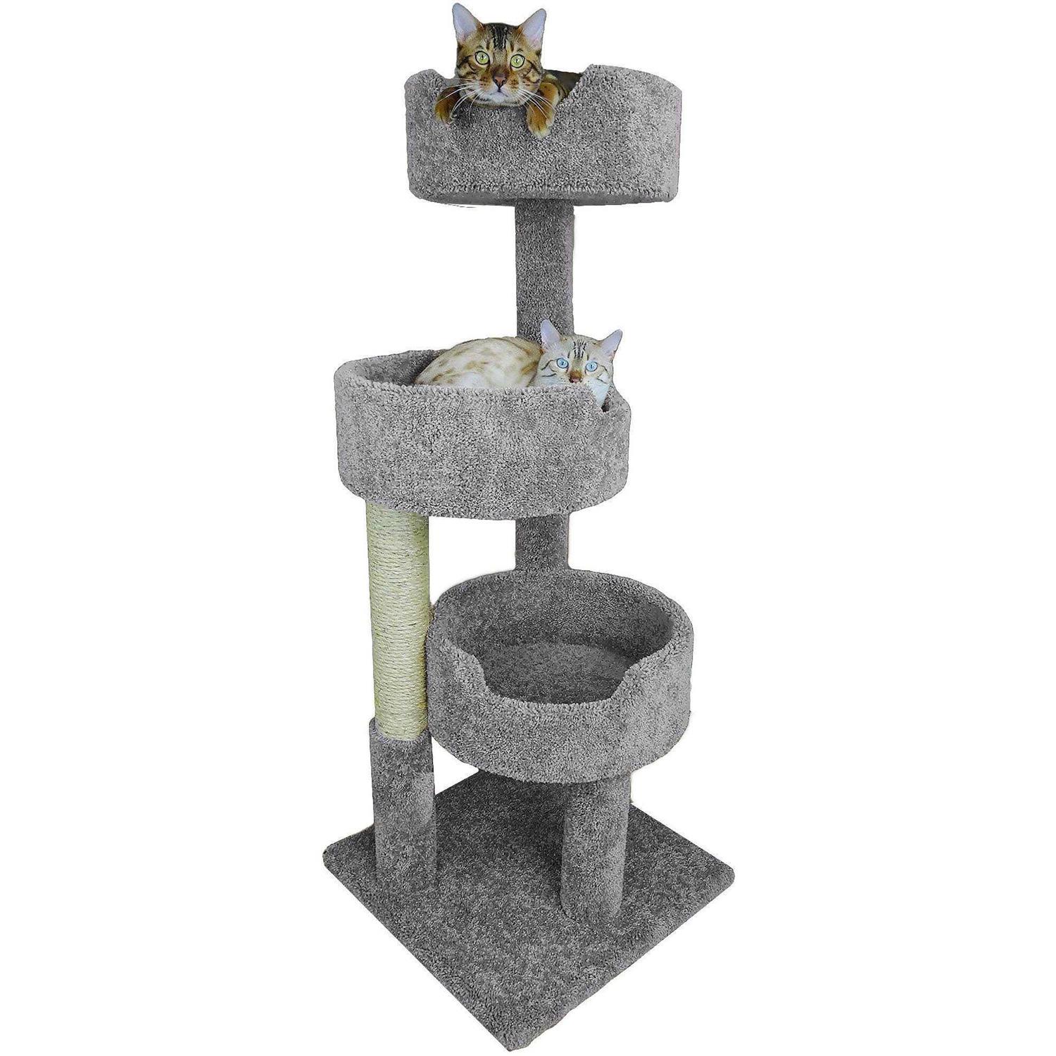 New Cat Condos Deluxe Kitty Pad 52 in. Cat Tree