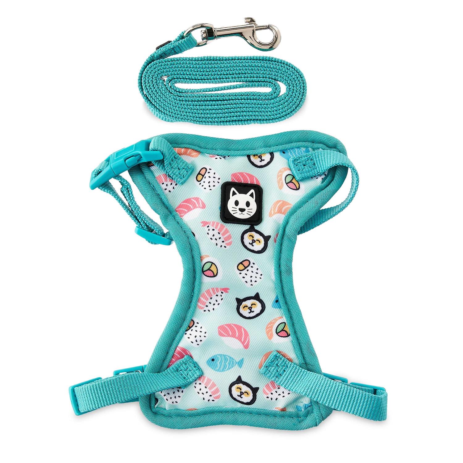 Vibrant Life Sushi Cat Harness and Leash Set
