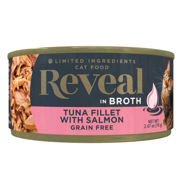 Reveal Grain Free Tuna Fillet Broth Wet Cat Food