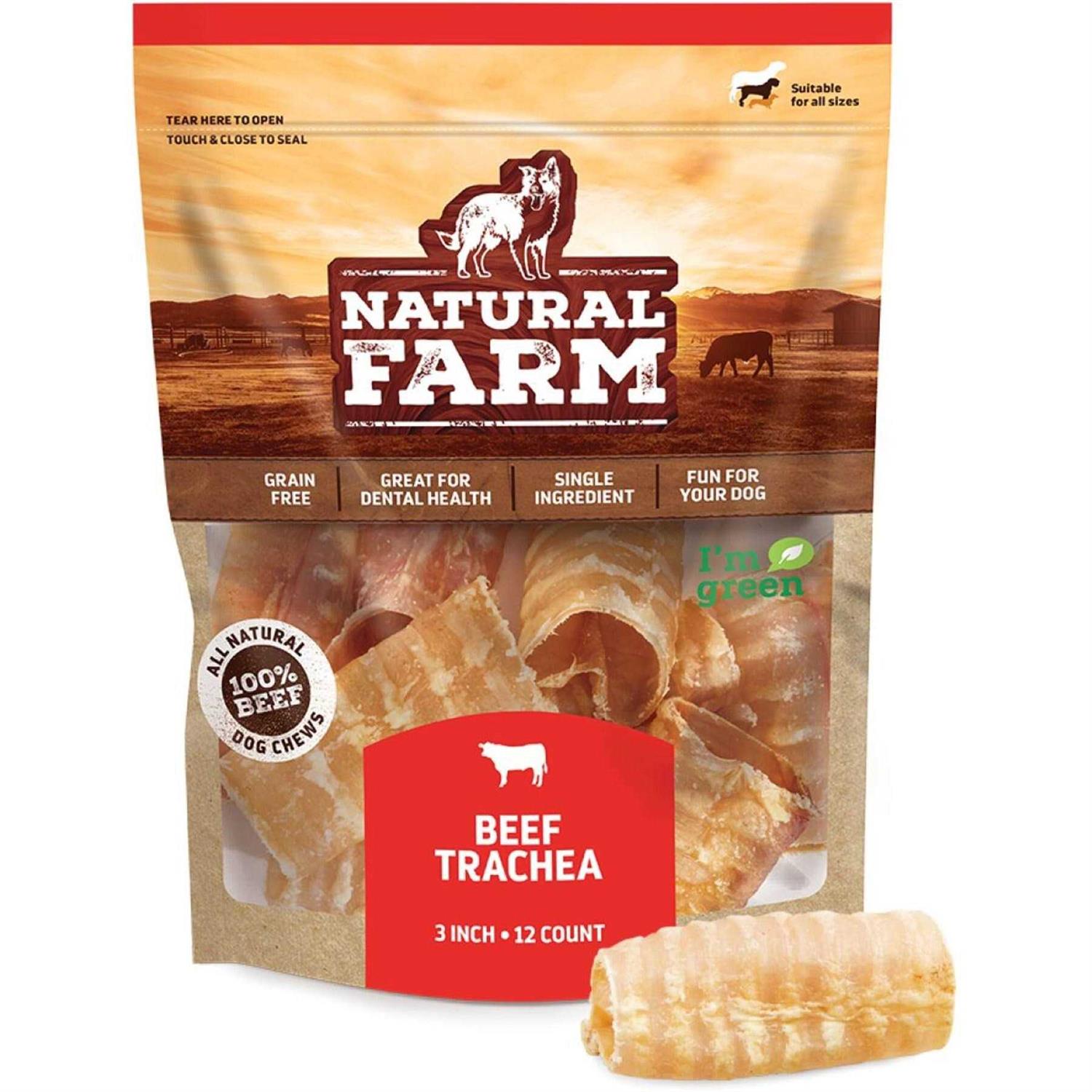 Natural Farm top premium Beef Trachea Dog Chews