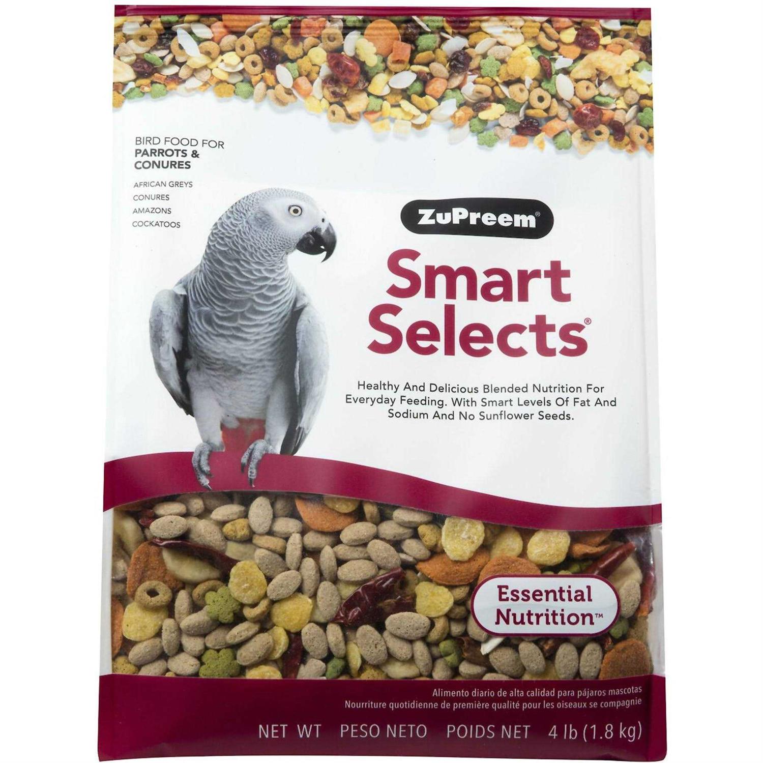 ZuPreem Smart Selects Parrots & Conures Food