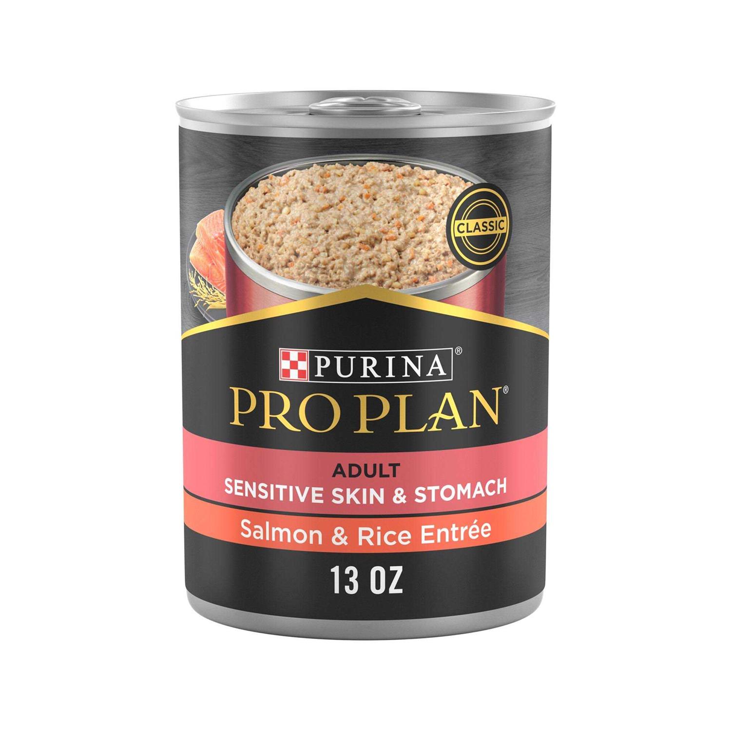 Purina Pro Plan Sensitive Skin & Stomach Salmon and Rice Entree Wet Dog Food