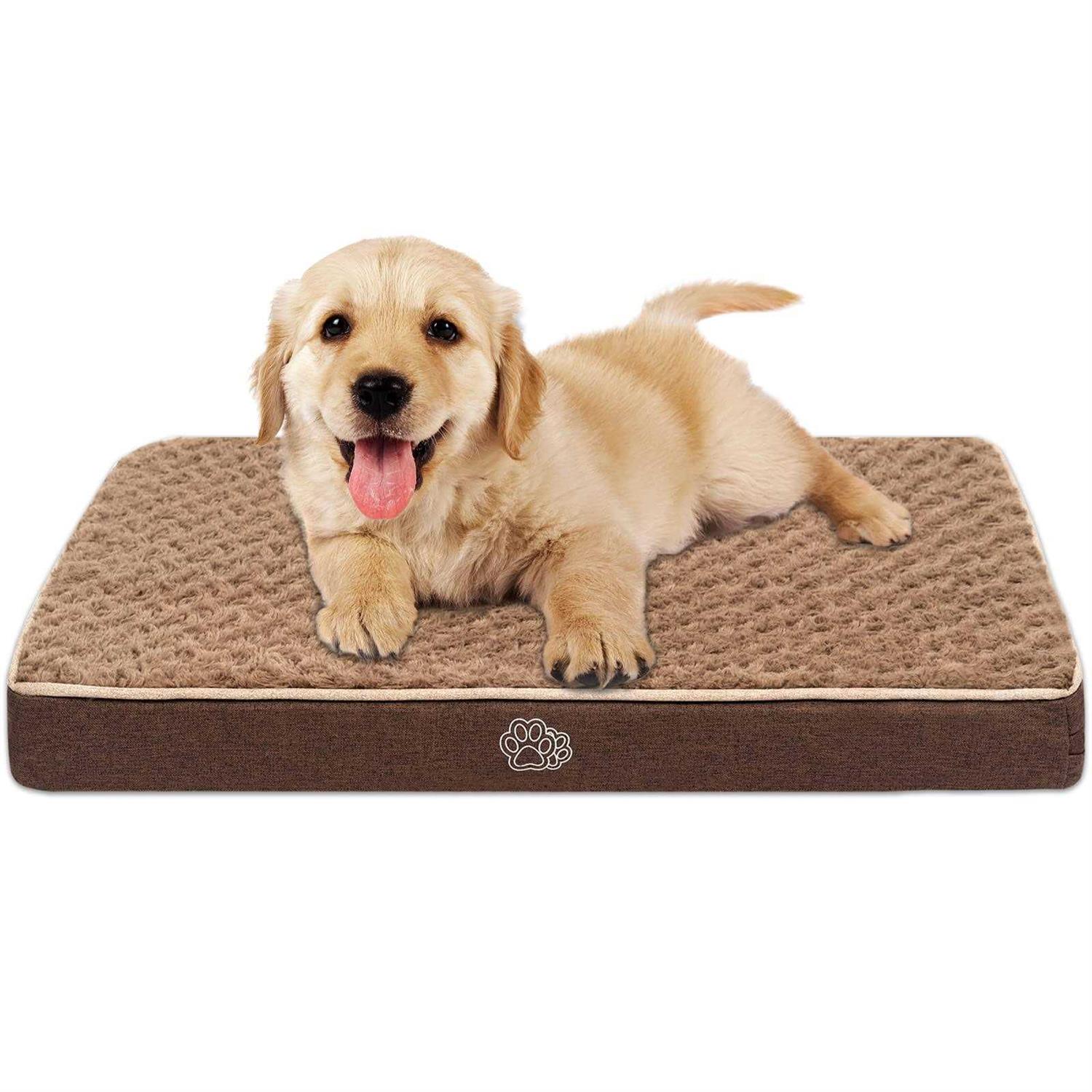 EMPSIGN Dog Bed Crate Pad Washable Removable Cover
