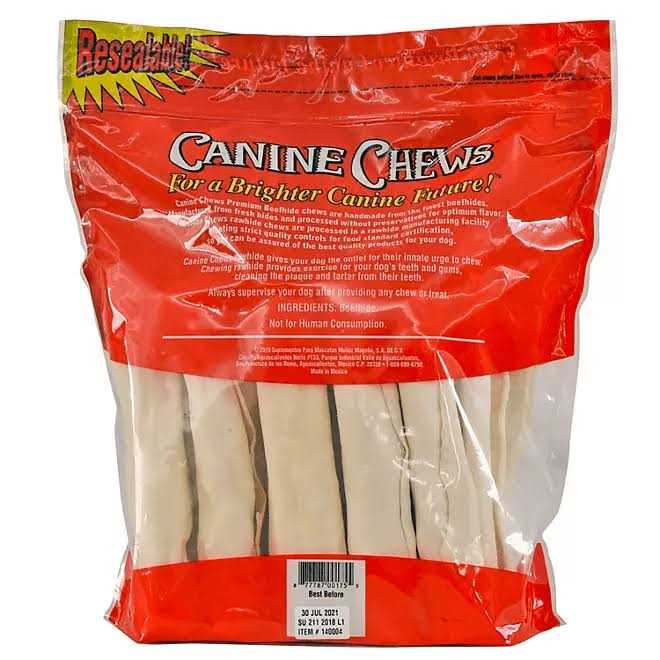 Canine Chews Premium All-Natural Beef Hide Canine Retrievers