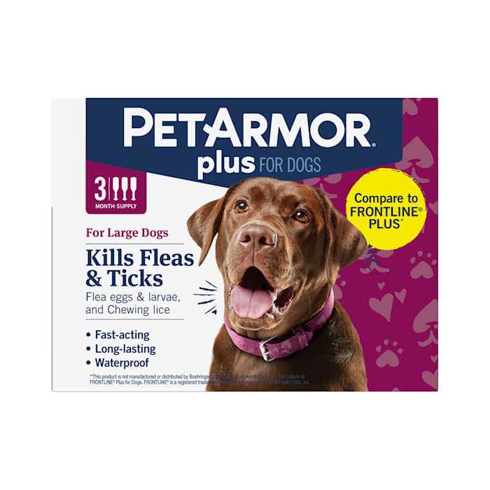 PetArmor Plus Flea Tick Treatment for Dogs