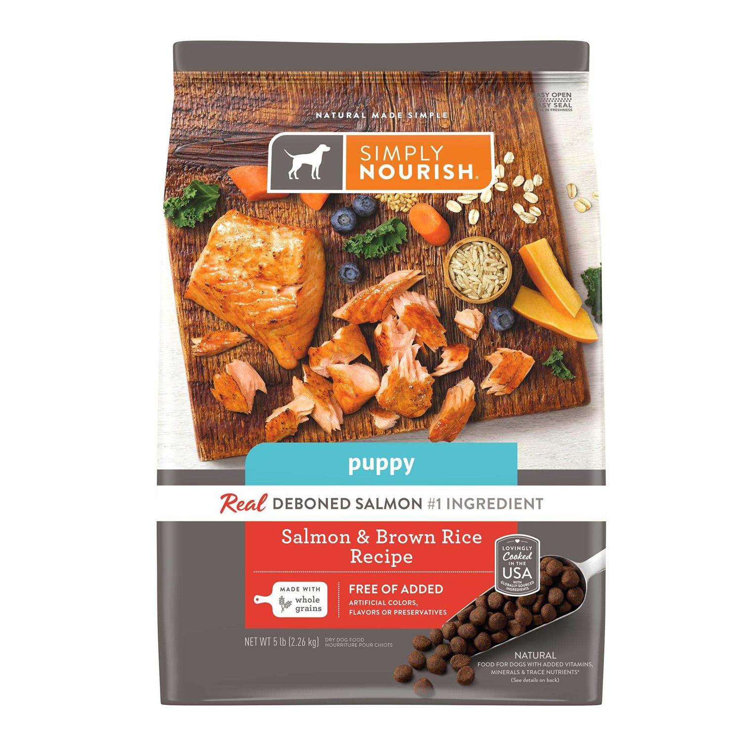 Simply Nourish Dry Puppy Food Salmon and