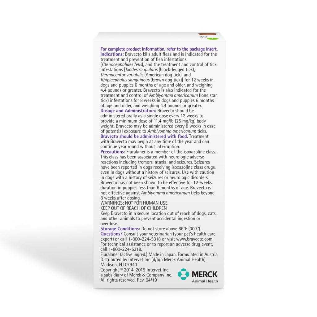 Bravecto Chew for Dogs 22-44 lbs