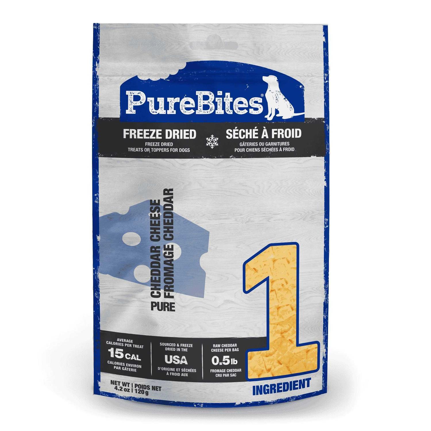 PureBites Cheddar Cheese Freeze Dried Dog Treats