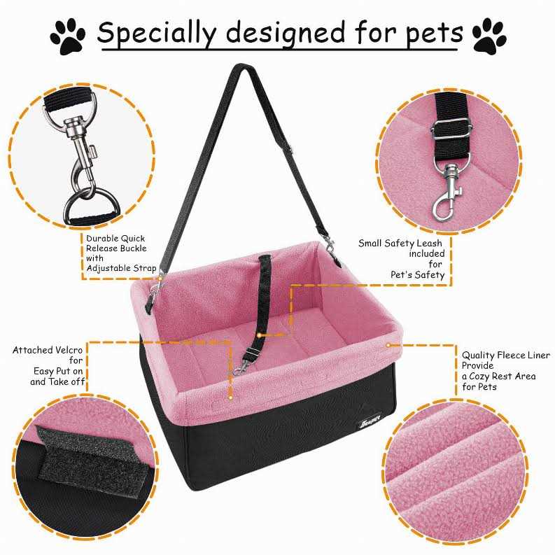 Jespet Car Travel Dog Booster Seat