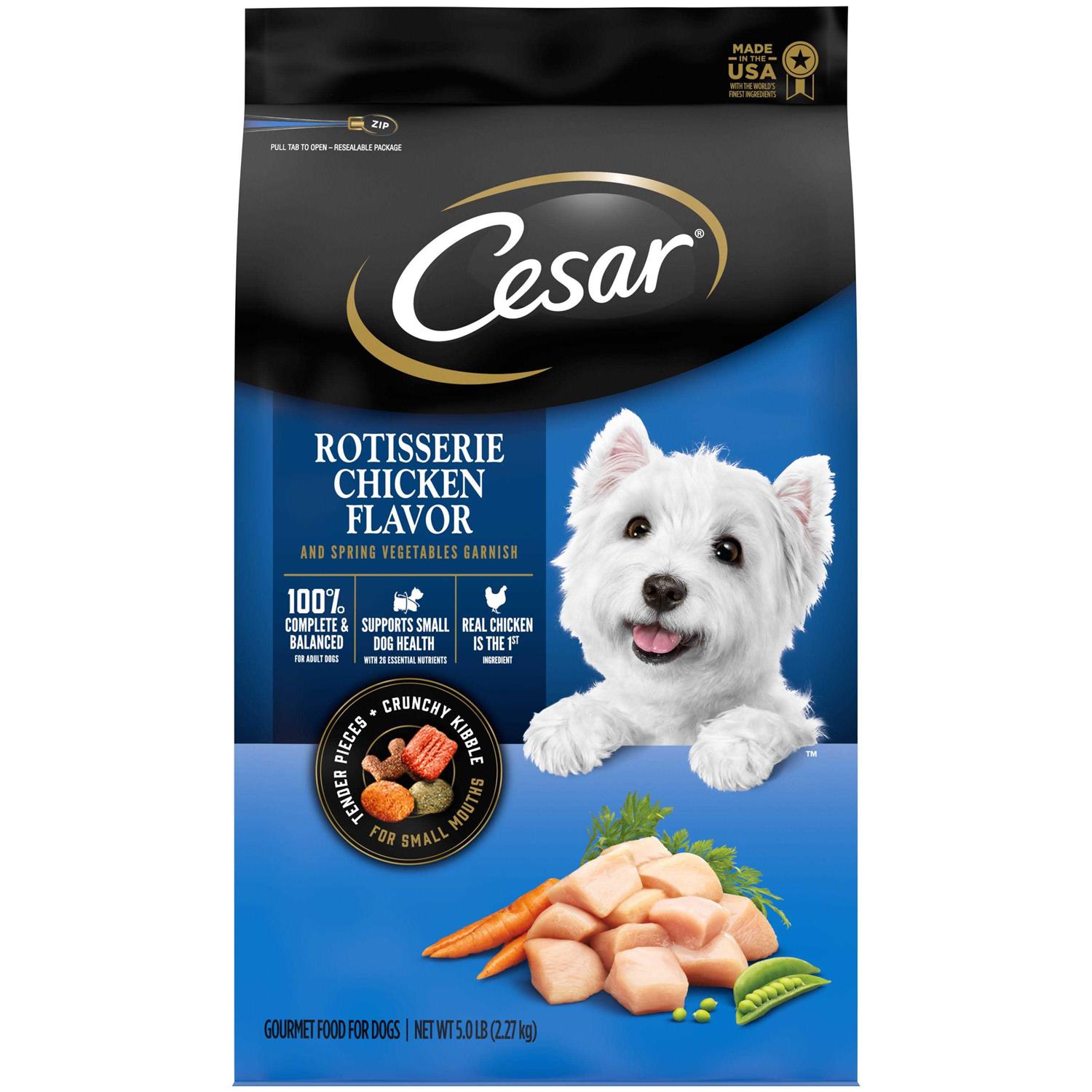 Cesar Rotisserie Chicken & Spring Vegetables Dry Dog Food