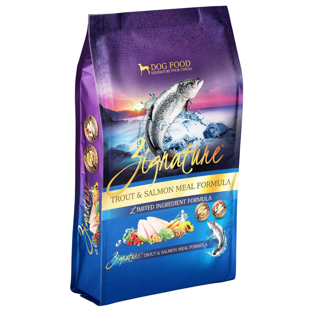 Zignature Trout & Salmon Meal Limited Ingredient Dry Dog Food, 13.5-lb