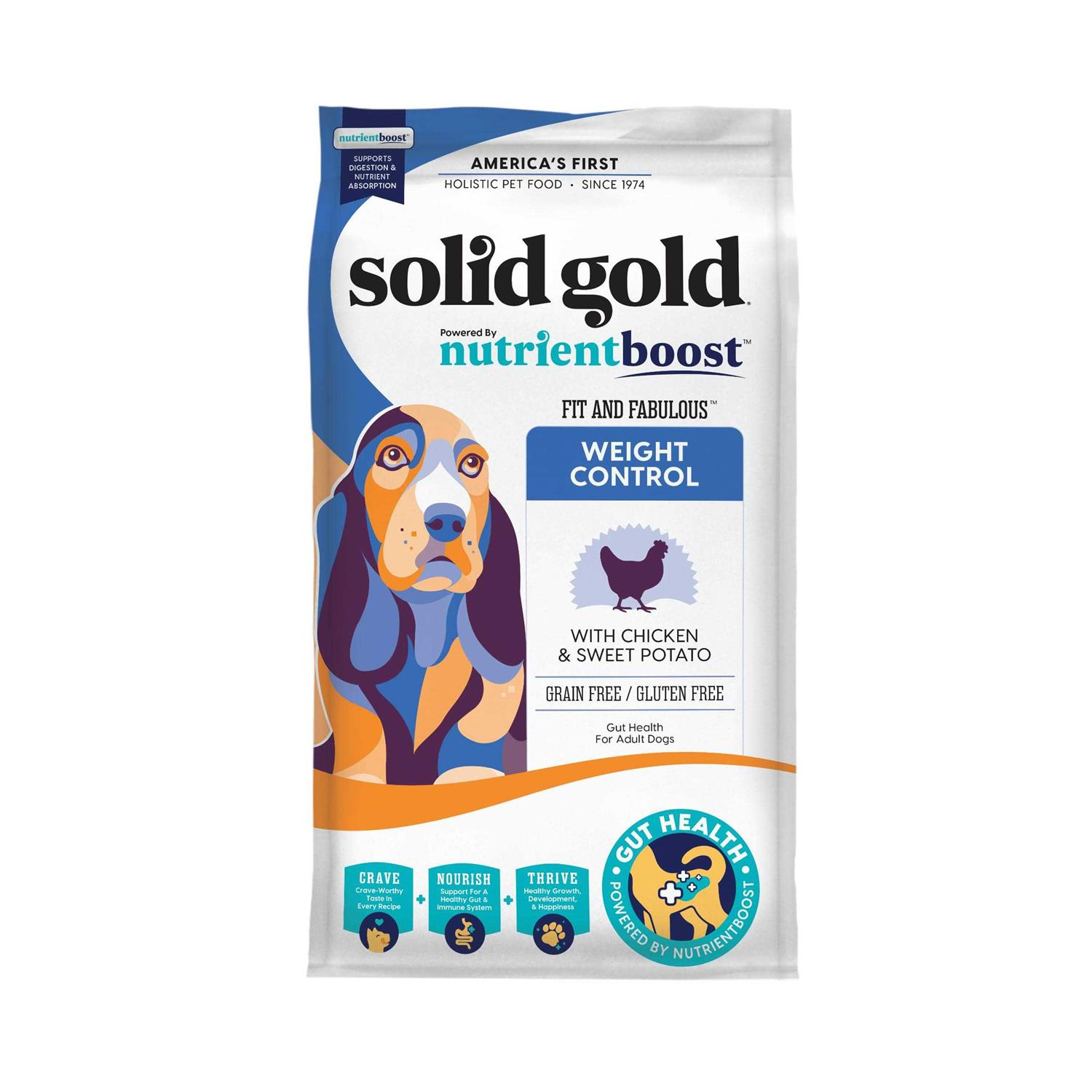 Solid Gold Nutrientboost Fit & Fabulous Chicken Dry Dog Food