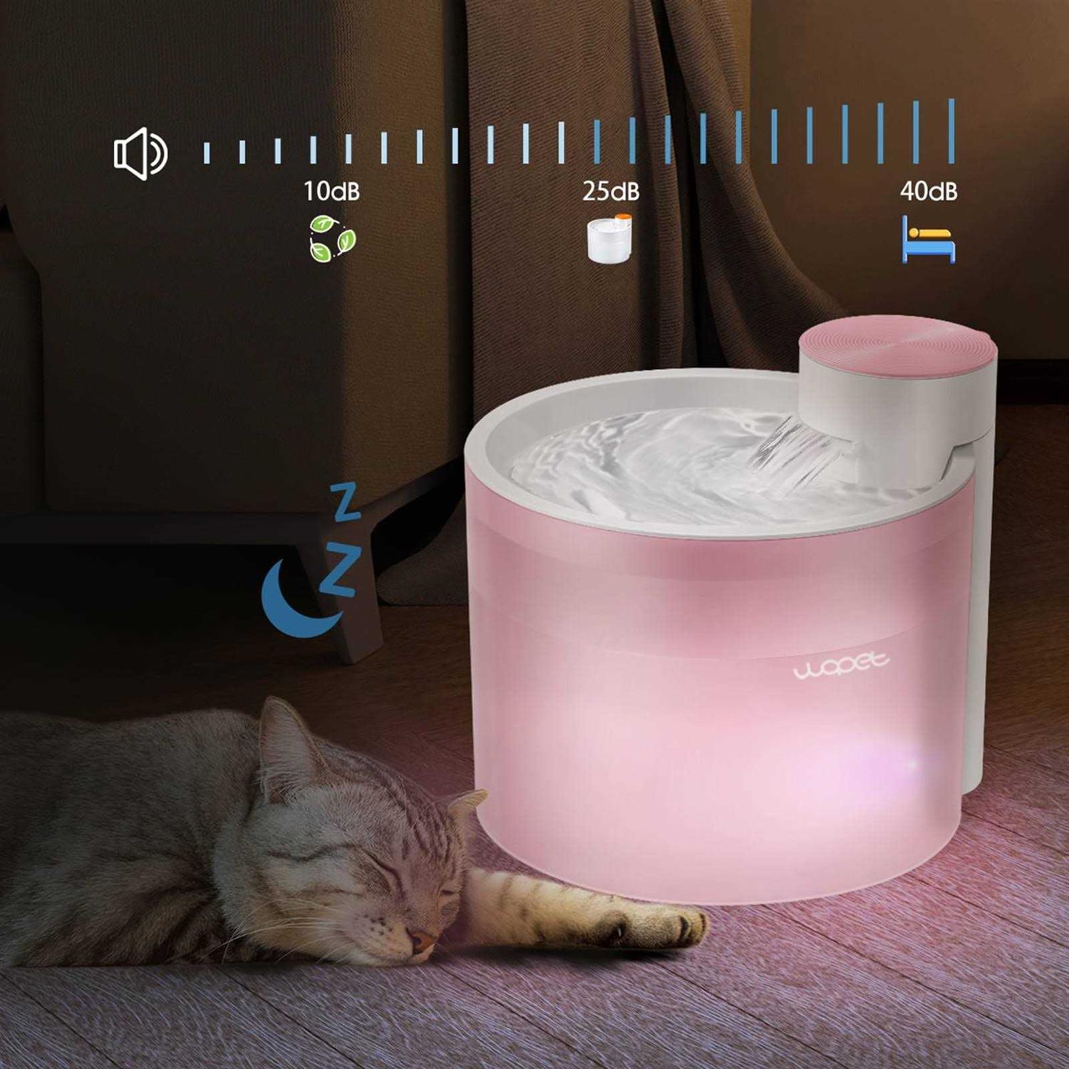 Wopet Pet Dog Cat Water Fountains Dispenser