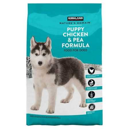 Kirkland Signature Nature’s Domain Puppy Formula Chicken & Pea Dog Food 20 lb
