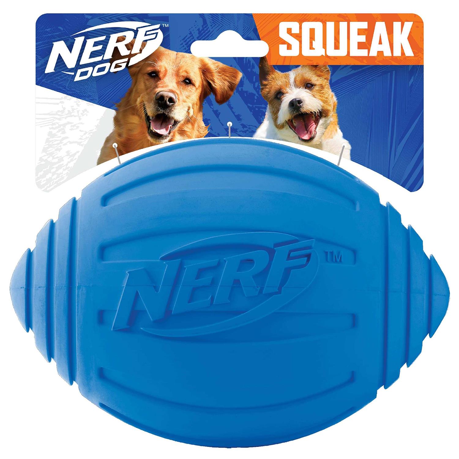 Nerf Ridged Football Dog Toy