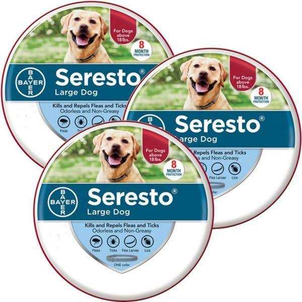 Bayer Seresto Flea and Tick Collar for Dogs