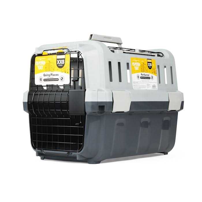 EveryYay Going Places Grey 2-Door Pet Kennel