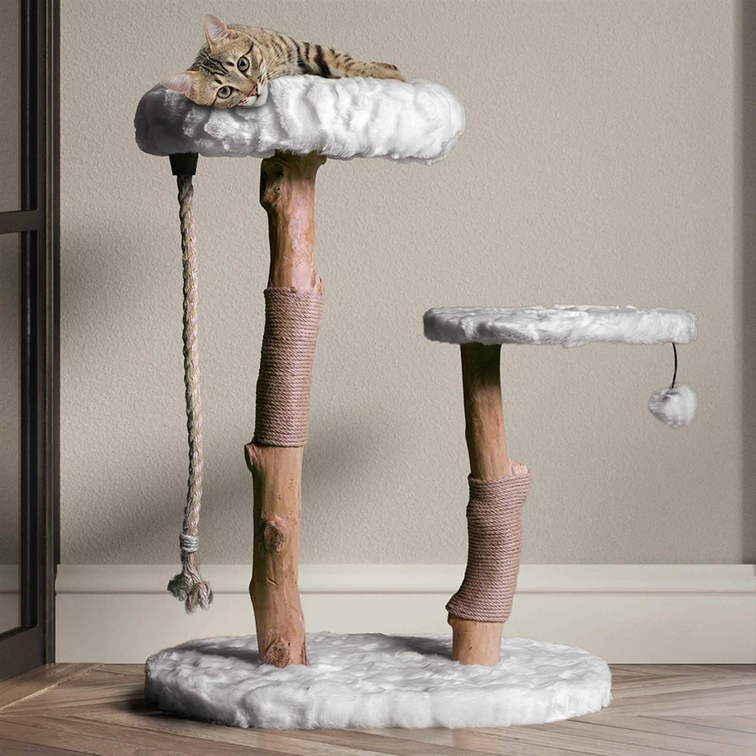 Mau Rizzo Modern Wooden Cat Tree