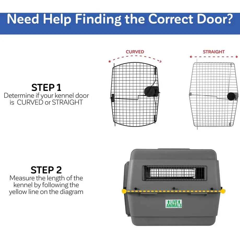 Petmate Ruff Max Kennel Replacement Door Black