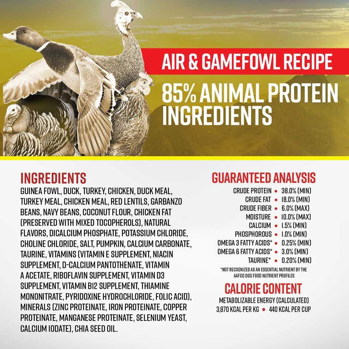 Essence Air Gamefowl Dog Dry Food