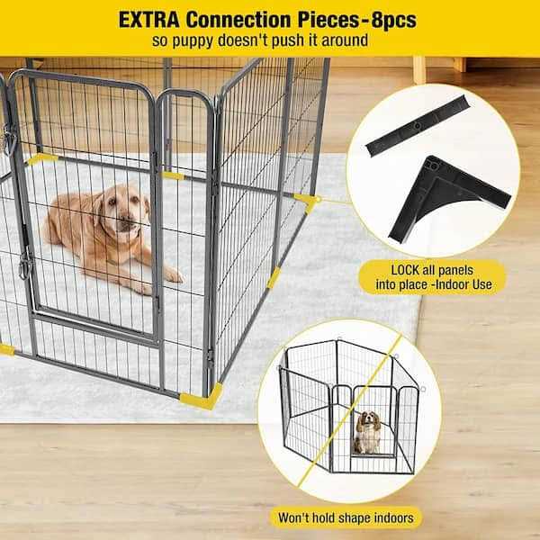 Aivituvin Exercise Outdoor & Indoor Portable Dog Playpen AIR
