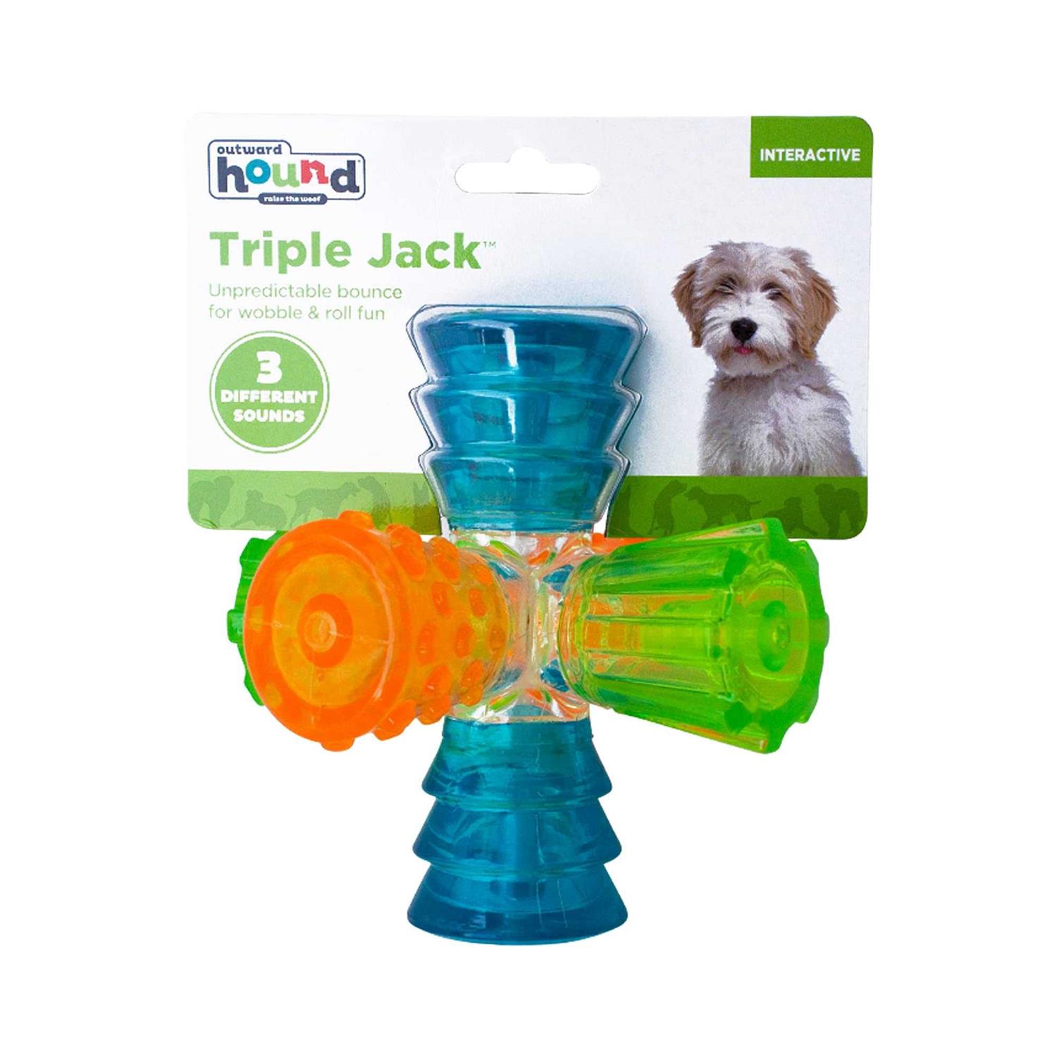Outward Hound Triple Jack Dog Toy