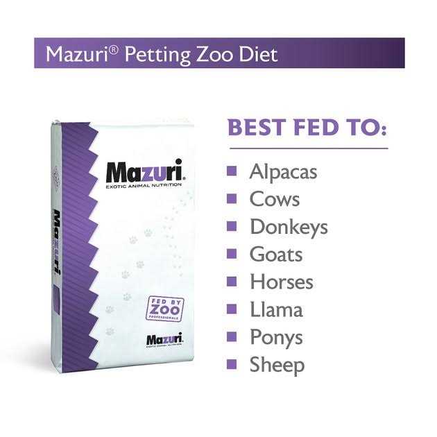 Mazuri Petting Zoo Food