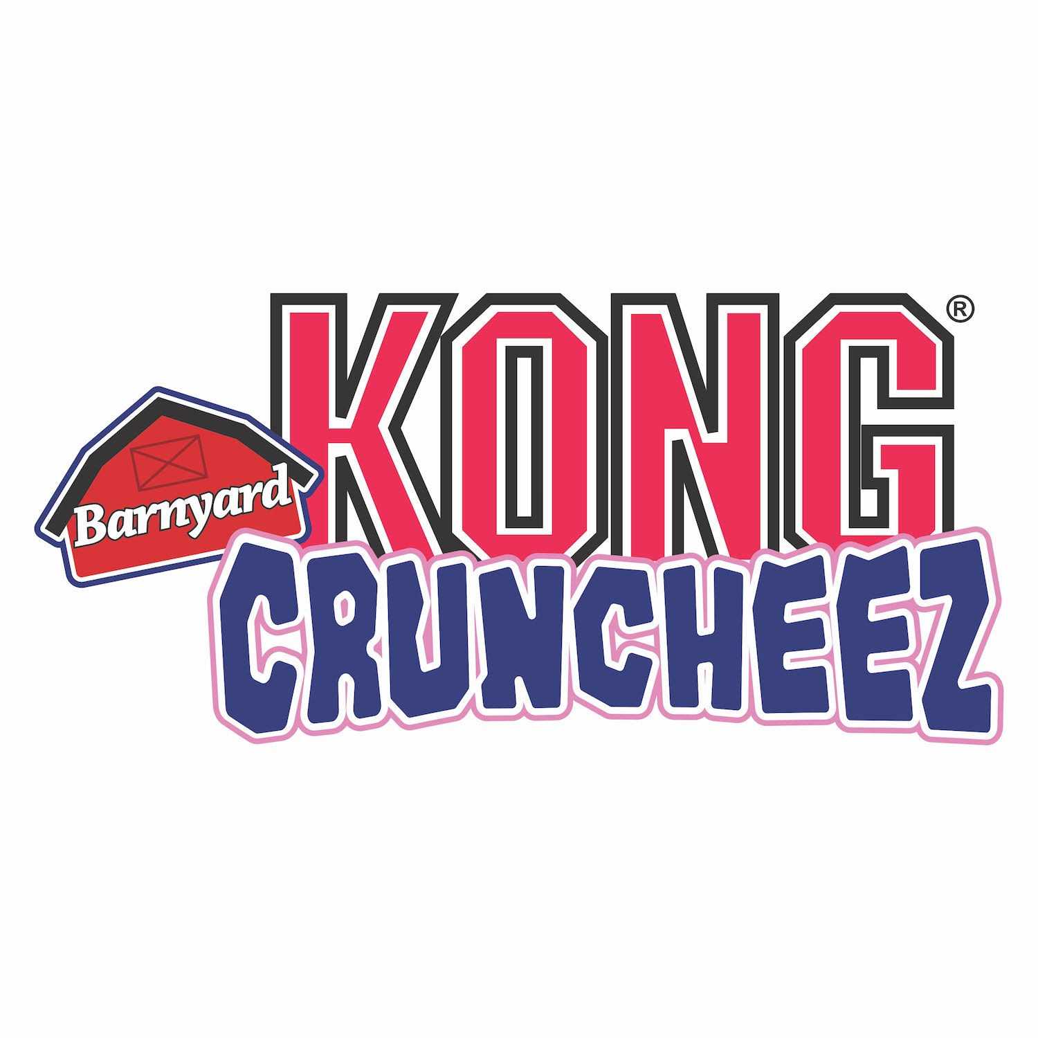 KONG Barnyard Cruncheez Cow Dog Toy