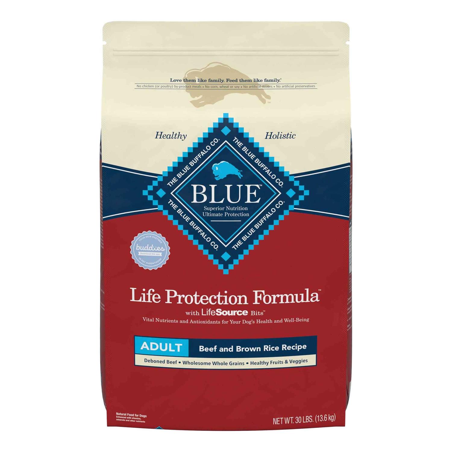 Blue Buffalo Life Protection Formula Beef & Brown Rice Adult Dry Dog Food