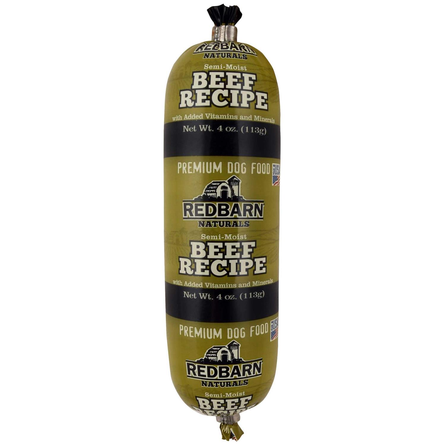 Redbarn Dog Food Roll Beef