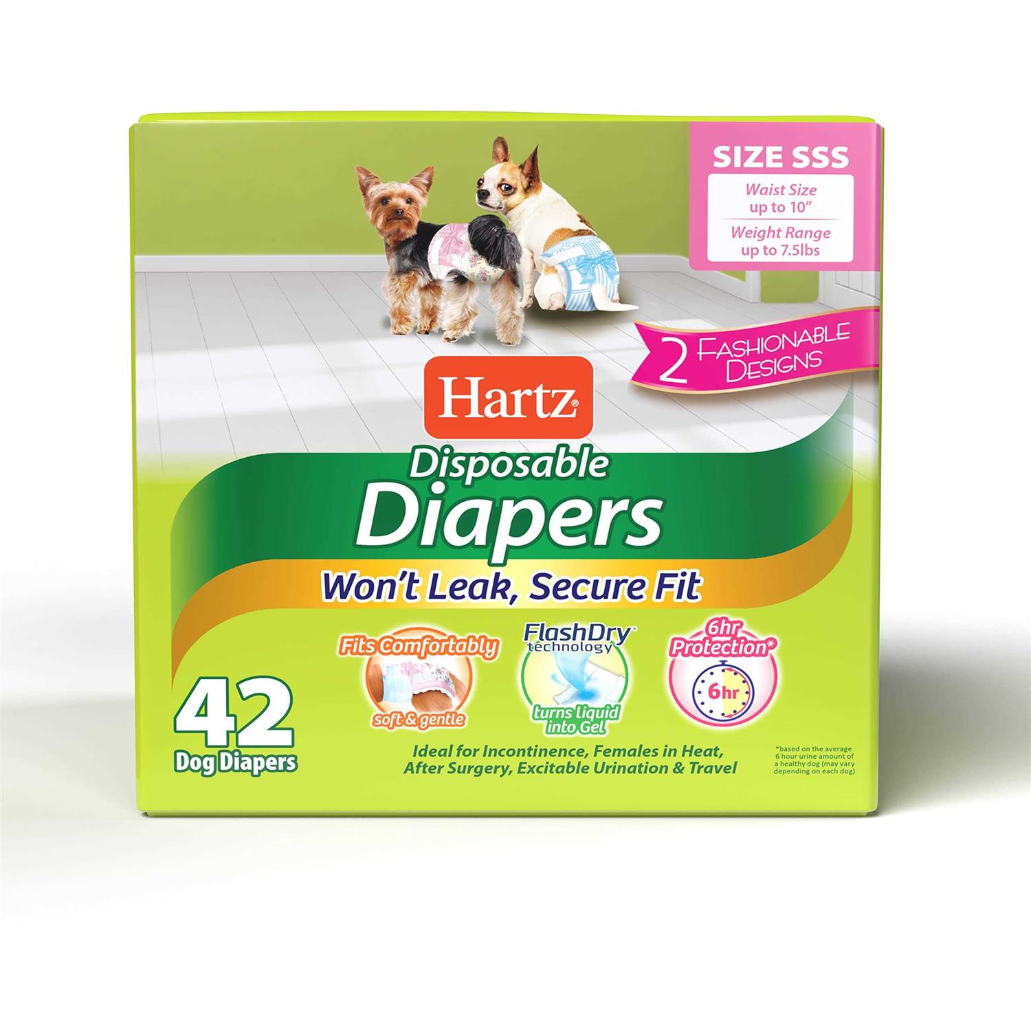 Hartz Disposable Male & Female Dog Diapers