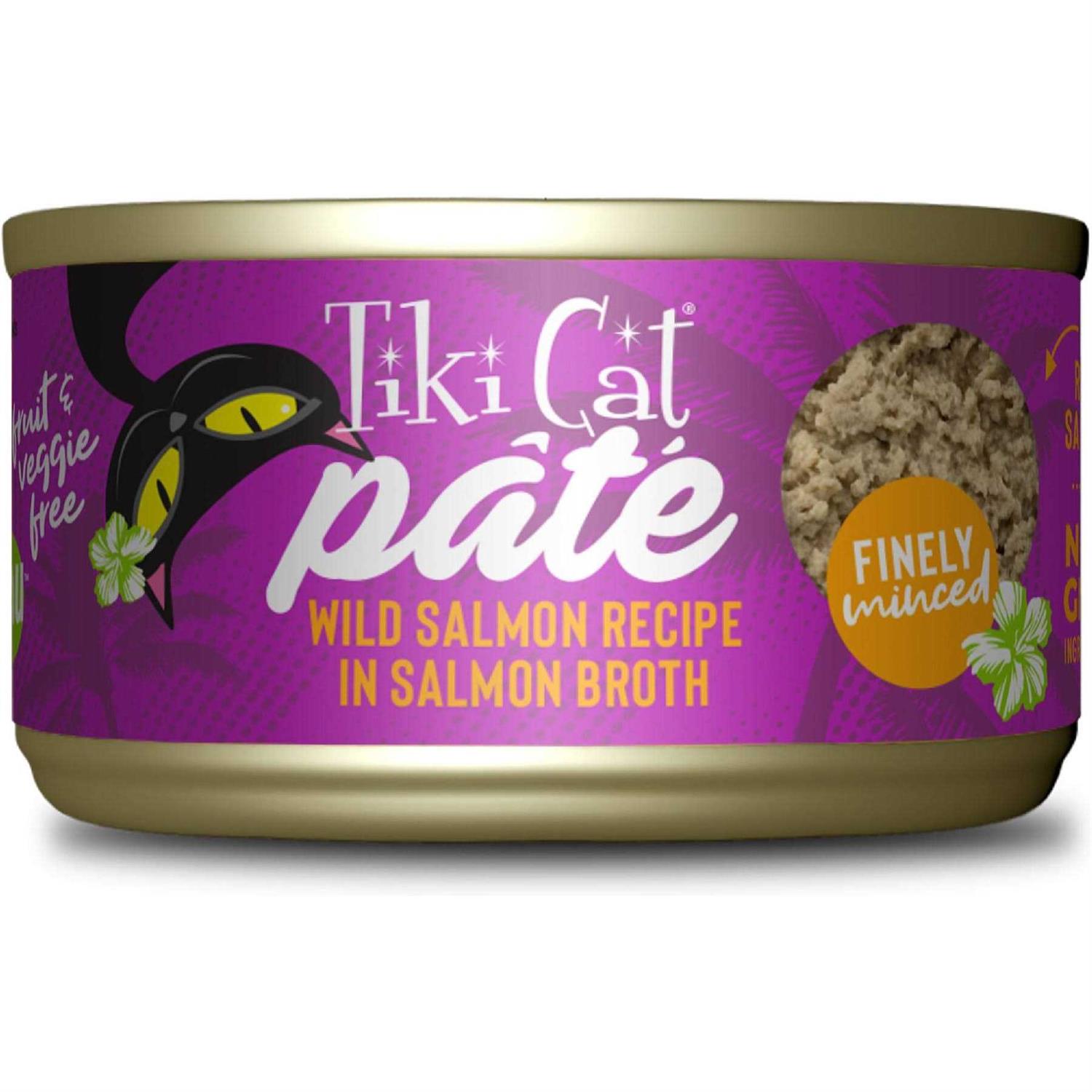 Tiki Cat Luau Pate Wild Salmon Cat Food