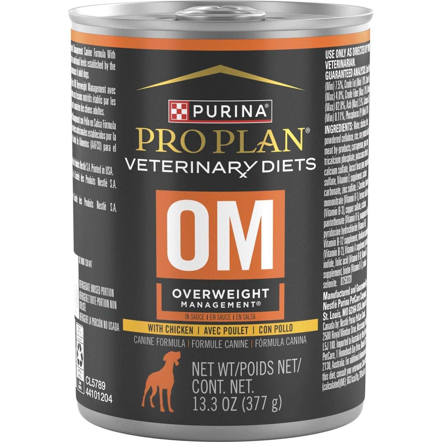 Purina Pro Plan Veterinary Diets OM Overweight Management Formula Canned Dog Food