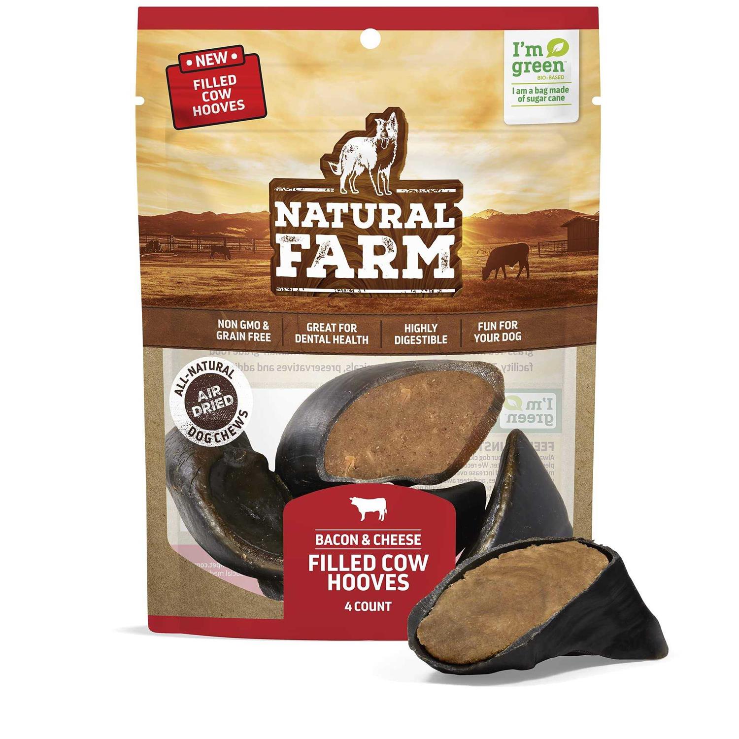 Natural Farm Cow Hooves Dog Treats
