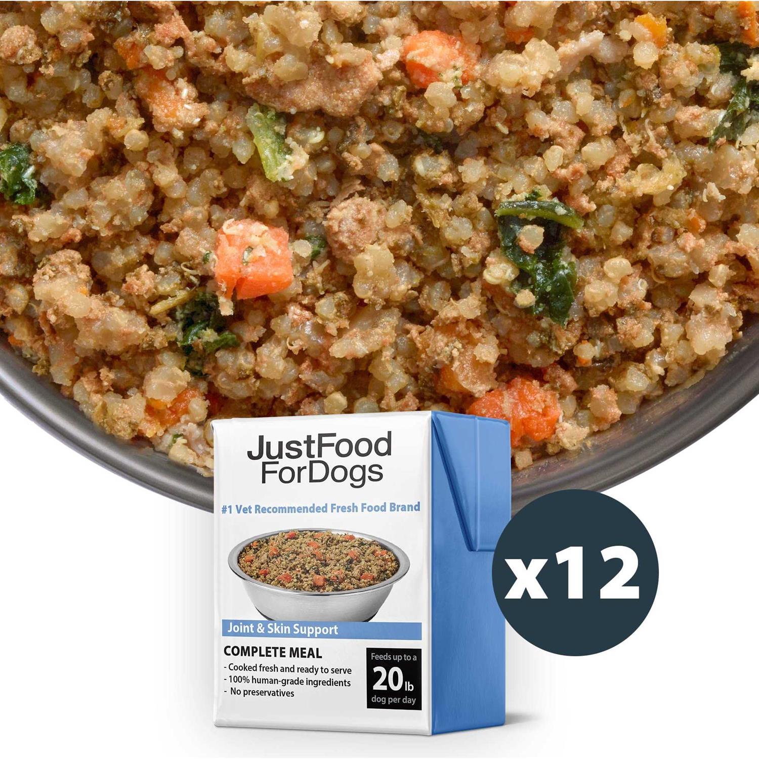JustFoodForDogs Pantry Fresh Dog Food and Puppy Food Joint & Skin Support