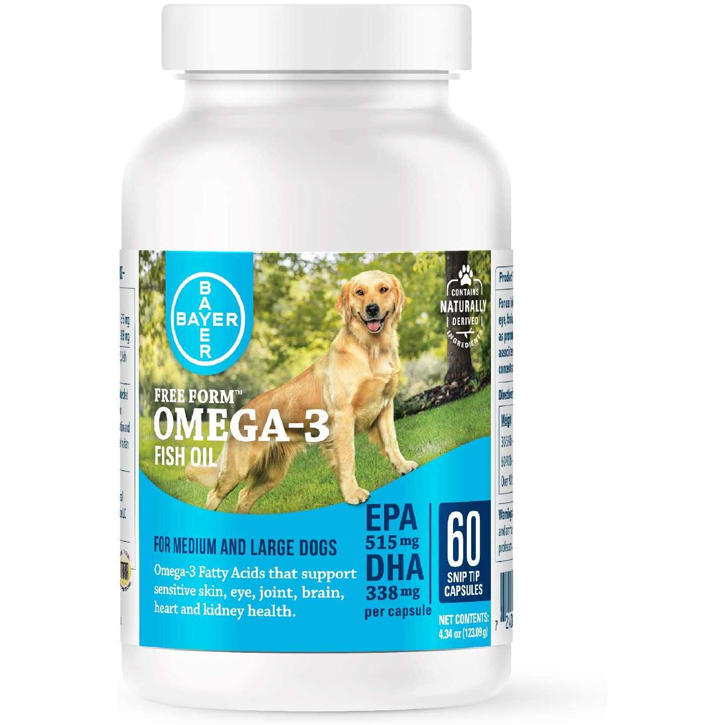 Free Form Snip Tips Omega-3 for Medium/Large Dogs