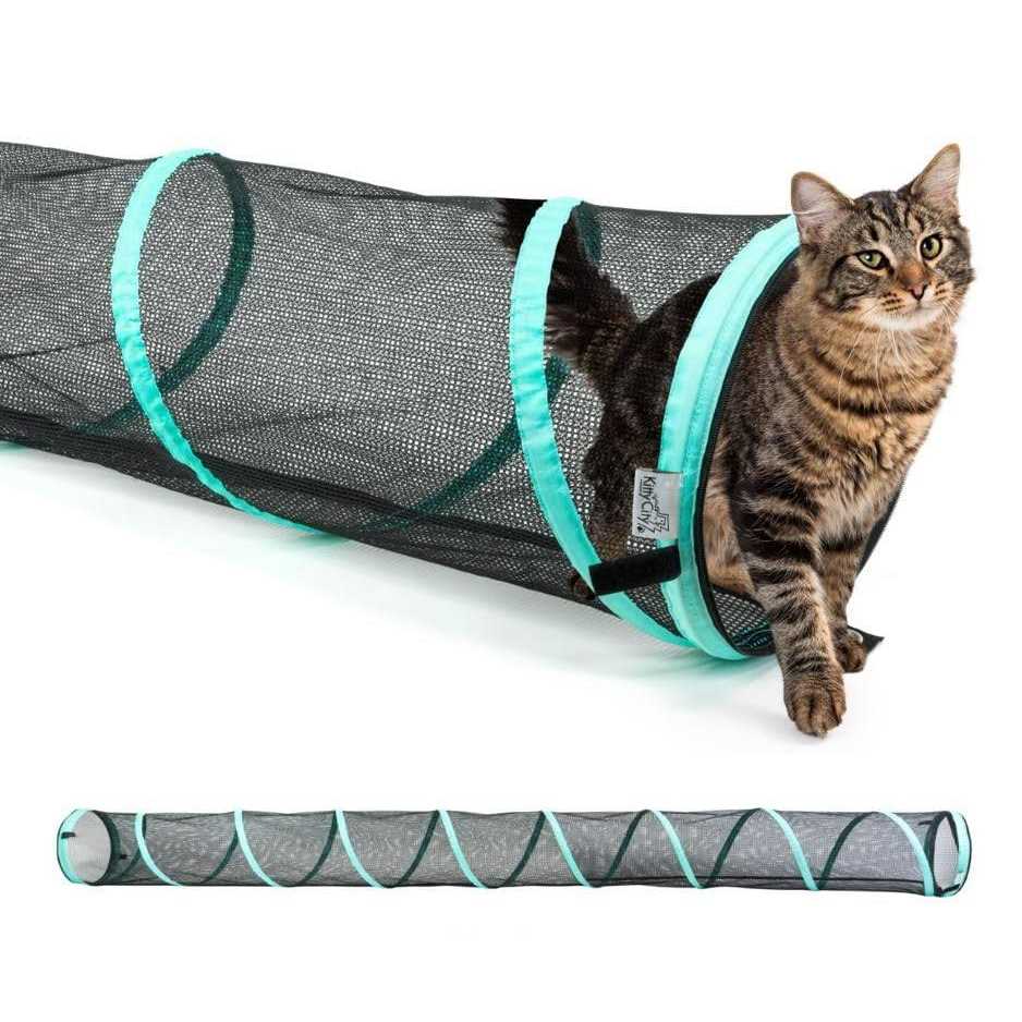 Kitty City Outdoor Catio Mega Kit for Cats, Replacement Parts, and 10′ Tunnels