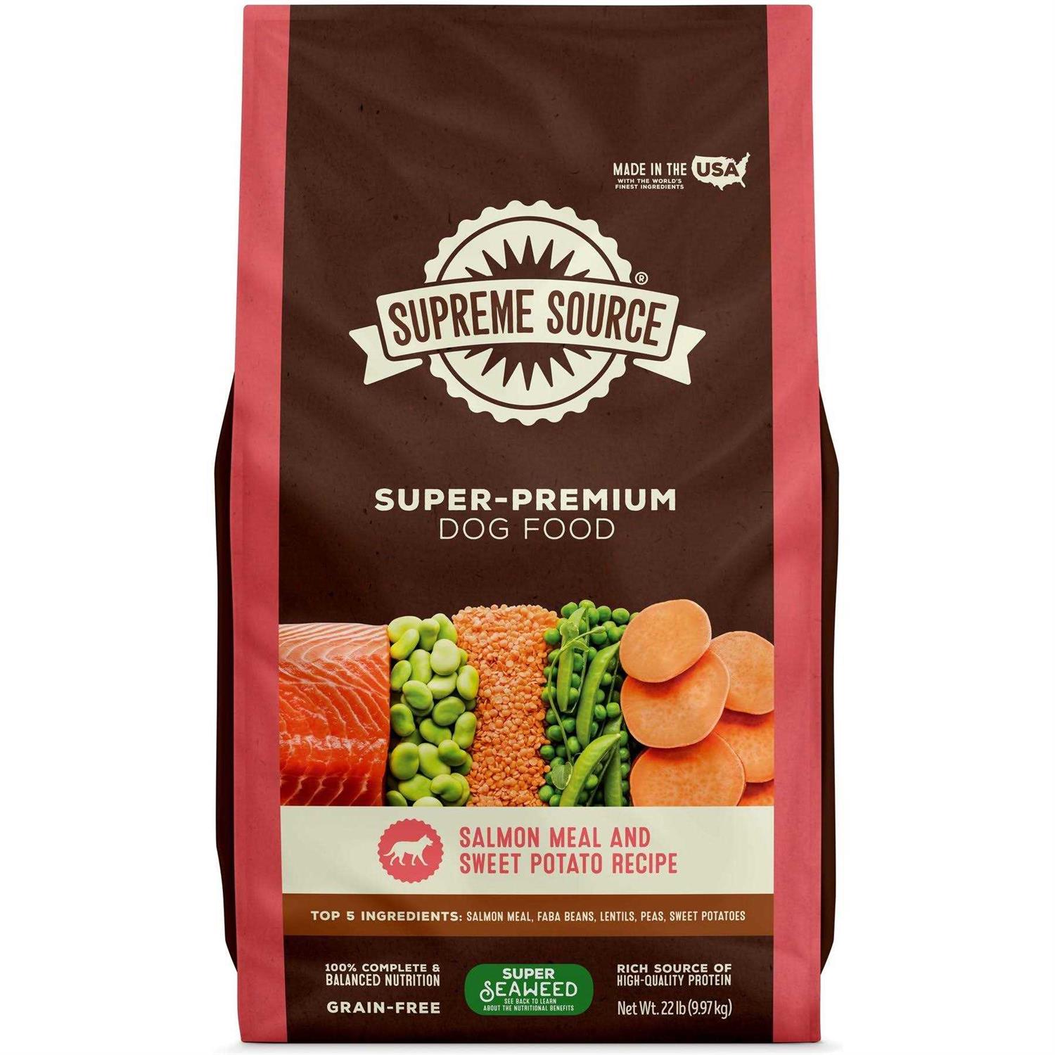 Supreme Source Grain Free Meal and Sweet Potato Recipe Dog Food