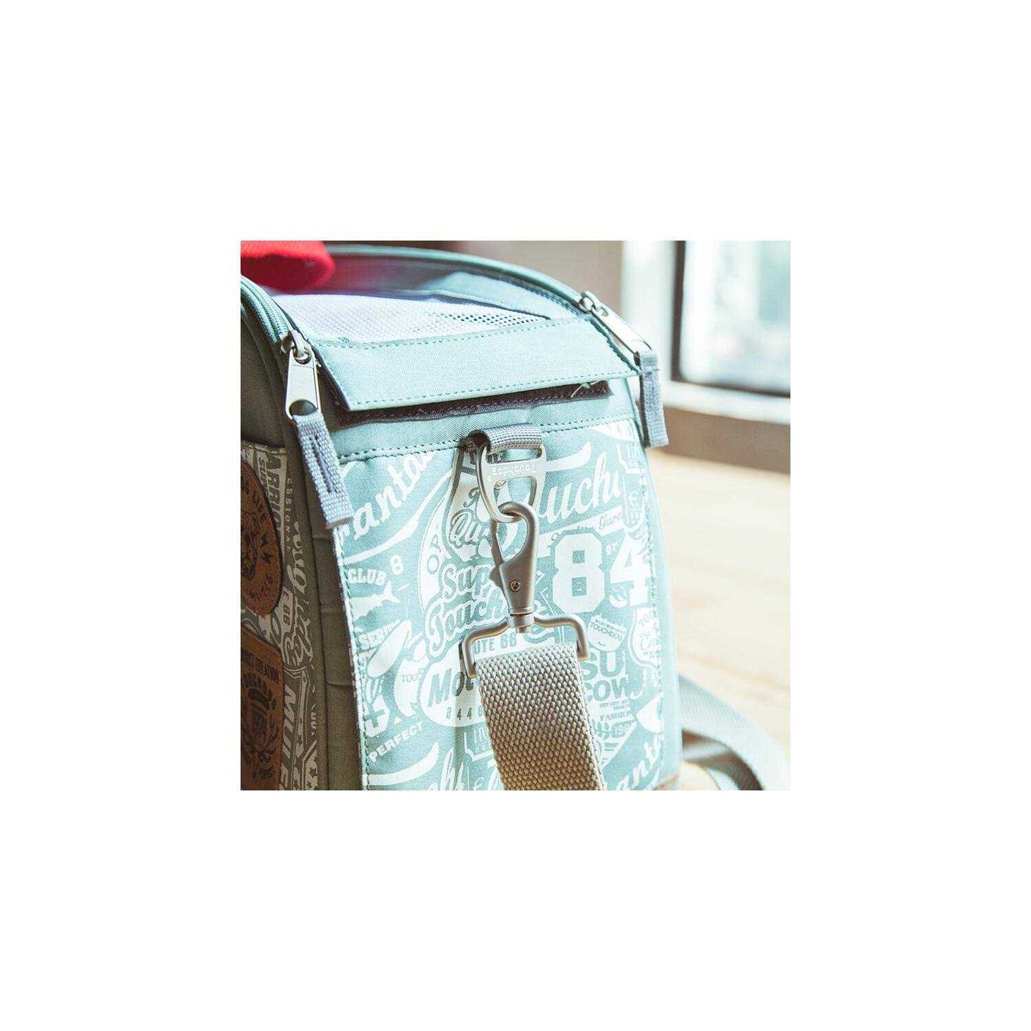 Touchdog Airline Approved Around-The-Globe Passport Designer Pet Carrier