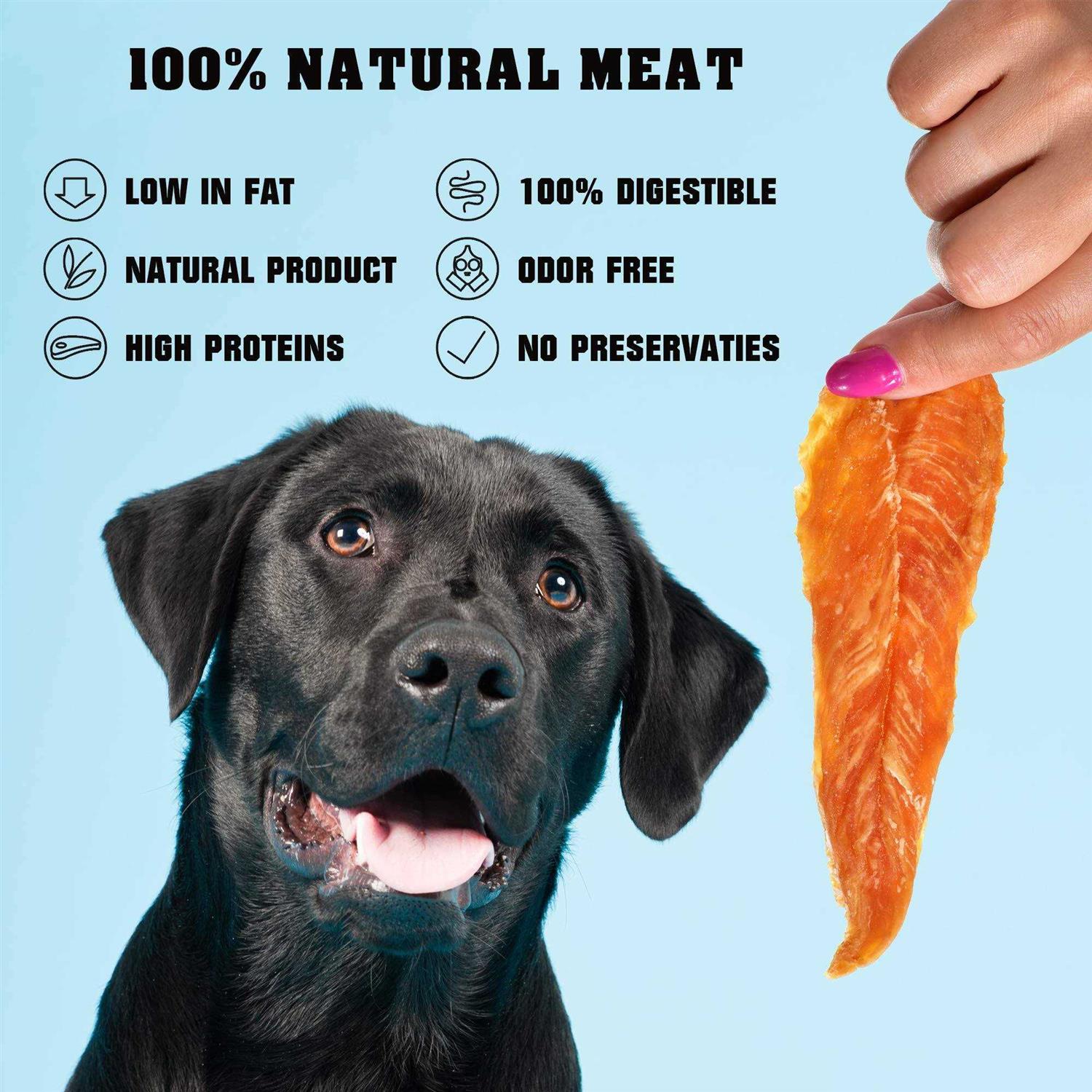Beloved Pets Chicken Jerky Dog Treats 1.5 Lb Human Grade Pet Snacks & Grain Free Organic Meat