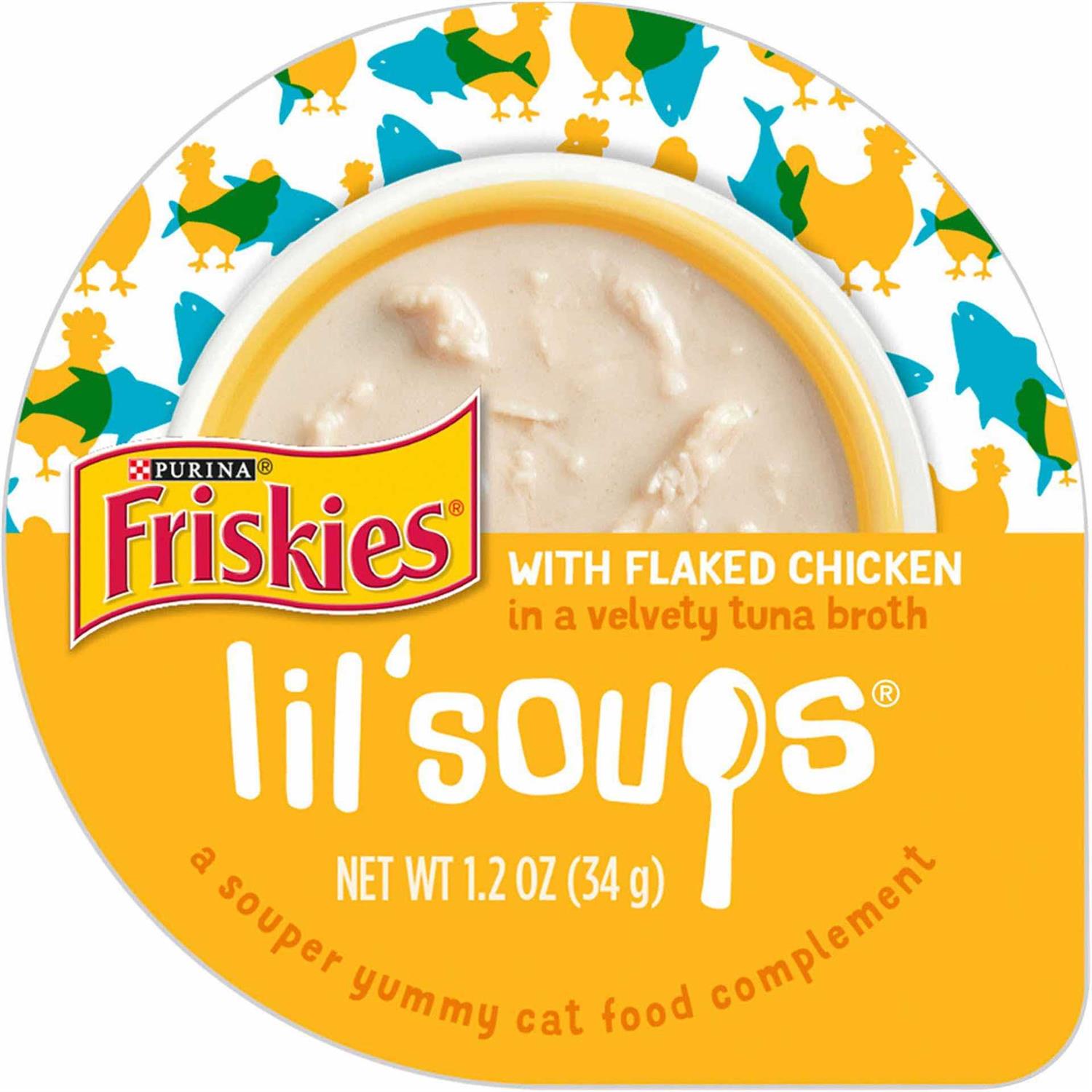 Friskies Lil’ Soups Chicken Broth Cat Food