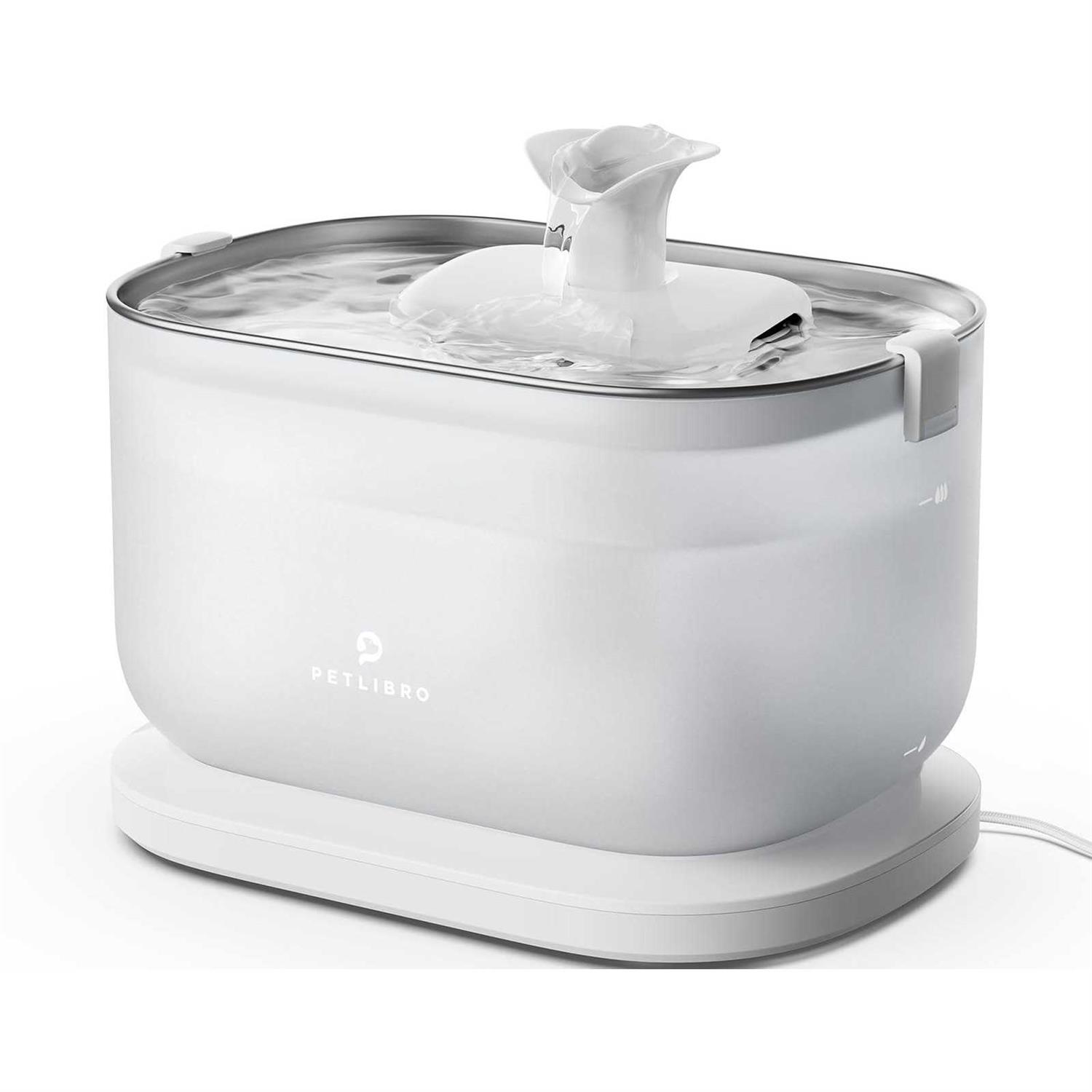 PETLIBRO Cat Water Fountain with Wireless Pump 2.5L/84oz Dockstream Automatic Pet Water Fountain