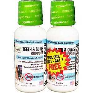 Liquid-Vet Teeth and Gums Support Dog Formula